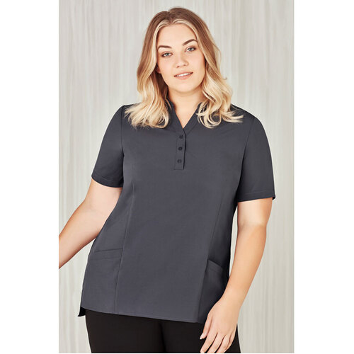 WORKWEAR, SAFETY & CORPORATE CLOTHING SPECIALISTS Florence Womens Plain Short Sleeve Tunic 