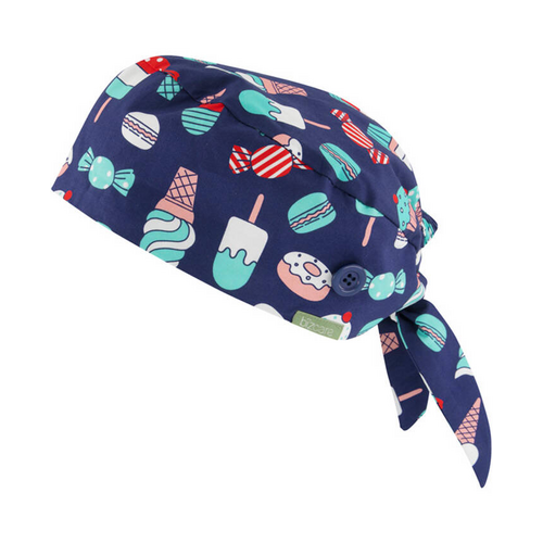 WORKWEAR, SAFETY & CORPORATE CLOTHING SPECIALISTS Printed Unisex Scrub Cap