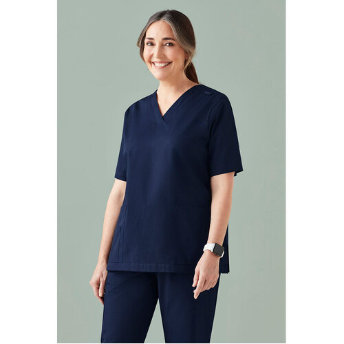 WORKWEAR, SAFETY & CORPORATE CLOTHING SPECIALISTS Tokyo Womens V-Neck Scrub Top 