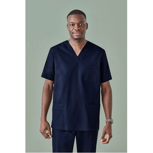 WORKWEAR, SAFETY & CORPORATE CLOTHING SPECIALISTS Tokyo Mens V-Neck Scrub Top 