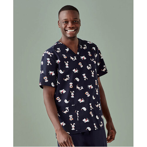 WORKWEAR, SAFETY & CORPORATE CLOTHING SPECIALISTS Best Friends Mens Scrub Top