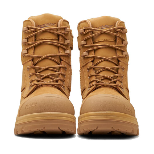 WORKWEAR, SAFETY & CORPORATE CLOTHING SPECIALISTS - RotoFlex Wheat water-resistant nubuck 150mm zip side safety boot