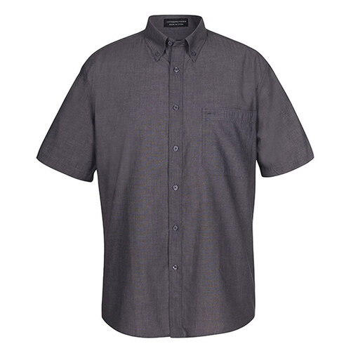 WORKWEAR, SAFETY & CORPORATE CLOTHING SPECIALISTS - JB's Short Sleeve Fine Chambray Shirt 