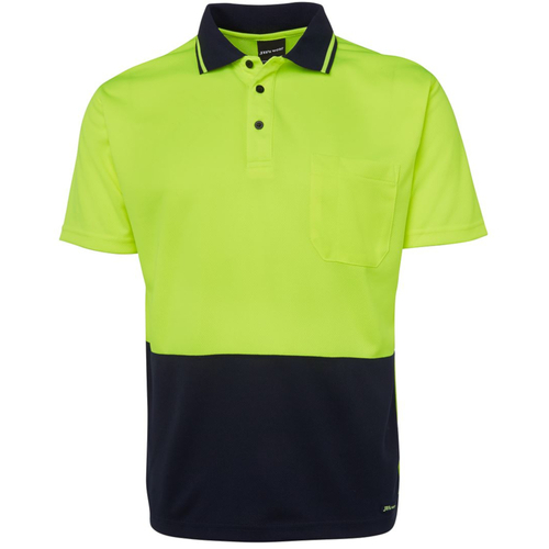 WORKWEAR, SAFETY & CORPORATE CLOTHING SPECIALISTS JB's Hi Vis Non Cuff Traditional Polo