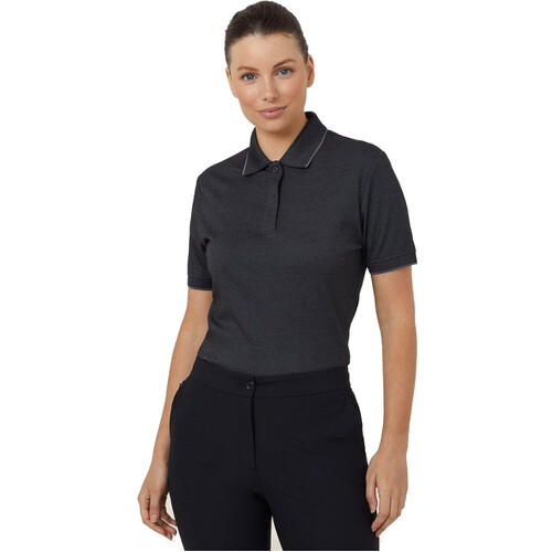 WORKWEAR, SAFETY & CORPORATE CLOTHING SPECIALISTS - TEXTURED S/S POLO