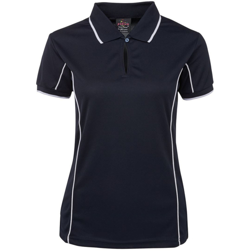 WORKWEAR, SAFETY & CORPORATE CLOTHING SPECIALISTS Podium Ladies Short Sleeve Piping Polo