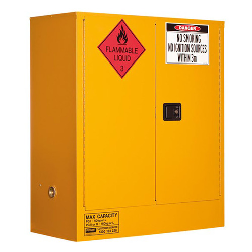WORKWEAR, SAFETY & CORPORATE CLOTHING SPECIALISTS Flammable Storage Cabinet 160L 2 Door, 2 Shelf
