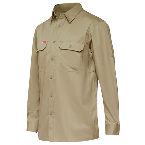 WORKWEAR, SAFETY & CORPORATE CLOTHING SPECIALISTS - Core - Mens L/S L/weight Ventilated Shirt
