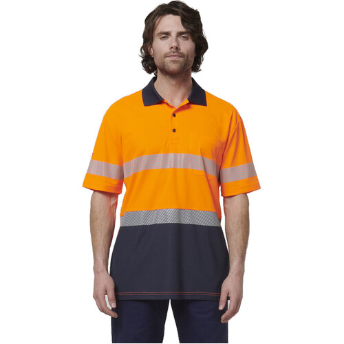 WORKWEAR, SAFETY & CORPORATE CLOTHING SPECIALISTS - CORE - MENS SHORT SLEEVE TAPED POLO